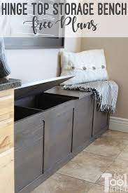 diy storage bench ideas that perfectly