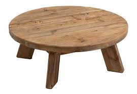 Recycled Timber Large Round Coffee