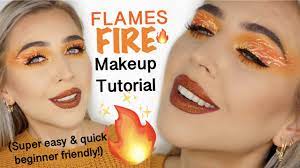fire flames makeup tutorial super