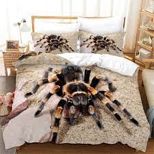 3d Spider Duvet Covers Set Desert Quilt