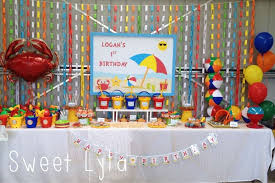 Backyard beach birthday party theme | are you on the hunt for birthday party ideas? Beach Theme Birthday Party Ideas Photo 1 Of 10 Catch My Party