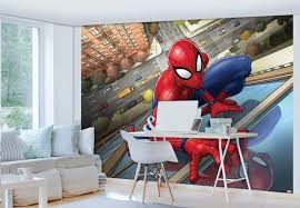 Royal Pattern Spiderman Printed Wallpaper