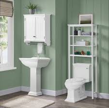 dover over toilet organizer with open