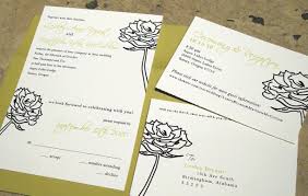 Wedding Invitation Tear Off Rsvp Postcard Papercake Designs