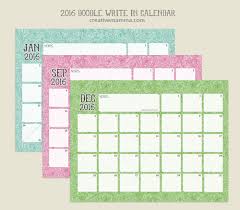 2016 Free Printable Calendar 3 To Choose From
