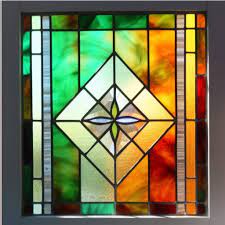 Geometric Stained Glass Modern Chic