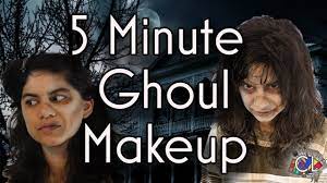 halloween makeup 5 min ghoul you