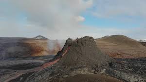 iceland erupting volcano tourist tried