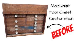 machinist tool chest wood toolbox