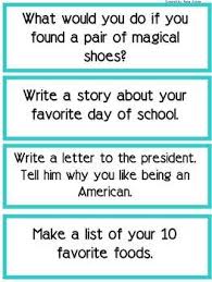 I would use these writing prompts to have students practice     Are you fresh out of ideas for a story  Don t fret  Take