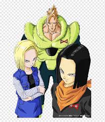 Shop devices, apparel, books, music & more. Android 17 Android 18 Android 16 Cell Dragon Ball Z Budokai 2 Cyborg Cartoon Trunks Fictional Character Png Pngwing