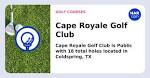 Cape Royale Golf Club, Coldspring, TX 77331 - HAR.com