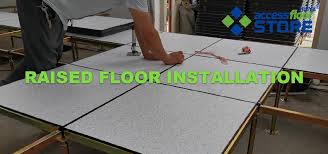 how to install raised floor system
