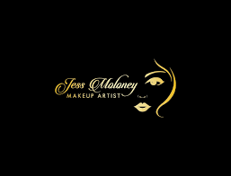 makeup artist logo design on