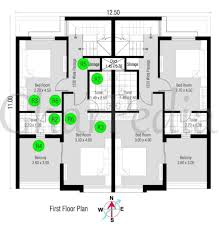 Plan Ysis Of 3 Bhk Row House 135