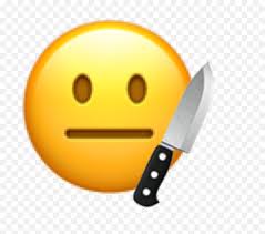 Both convey a sense of. Emoji Knife Straightface Murder Sticker Happy Png Free Transparent Png Images Pngaaa Com