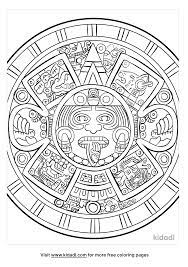 2159x2158 mayan calendar coloring page fresh pages printable pictures aztec. Aztec Calendar Coloring Pages Free History Coloring Pages Kidadl