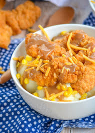 There's a lot of mashed potatoes. Copycat Kfc Famous Bowls 4 Sons R Us