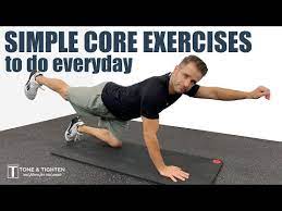 home exercises to strengthen your core