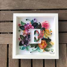 Quilling Personalized E Letters A To Z