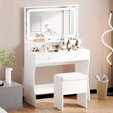 ironck vanity makeup table desk set