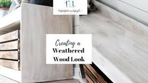weathered wood or white wash