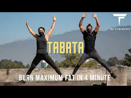 4 minute fat burning tabata workout