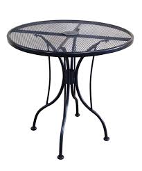 Wrought Iron Black Mesh Table 36 Round