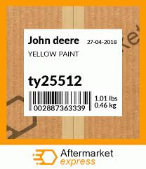 Ty25512 Yellow Paint Fits John Deere