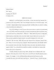 persuasive essay bullying sle pdf