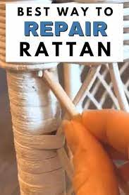how to repair rattan furniture