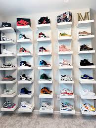 Sneaker Wall Created With Ikea Lack