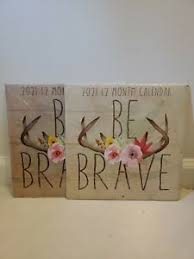 Calendars & planners starting from $1. Be Brave 2021 Calendars From Dollar Tree Brand New In Packages Ebay