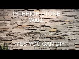 Interior Stone Wall Diy How To Install