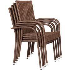 patio sense wicker chairs set of 4