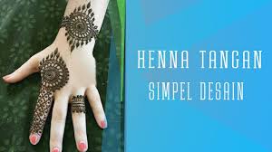 Kembali lagi bersama tutorial henna dari zahrina henna, tetap semangat ya friends belajar henna nya. Henna Tangan Simple Punggung Tangan Youtube