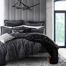 Bellamy Charcoal Quilt Set By Private