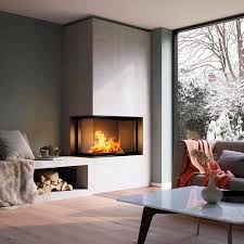 Corner Fireplace Insert Visio 2 L