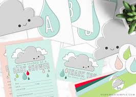 A collection of images is nice to see. Baby Shower Printables Gender Neutral From Somewhat Simple