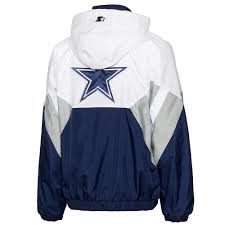 Team pride is in full swing on our nfl collection. Dallas Cowboys Starter Mens The Line Half Zip Jacket Dallas Cowboys Pro Shop
