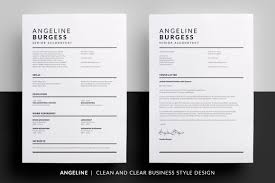 Essential Resume Cv Cover Letter Template Minimalist