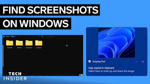 find screenshots on a windows 10 pc