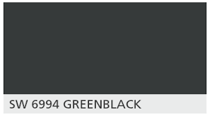 sherwin williams 6994 greenblack for