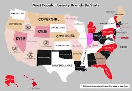 every us state s favorite beauty brand