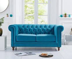 velvet clic chesterfield sofa set