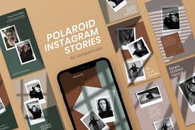 polaroid frame insram story