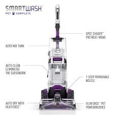 smartwash pet complete automatic corded carpet cleaner machine with 64 oz pet carpet cleaner solution fh53000 ah30925