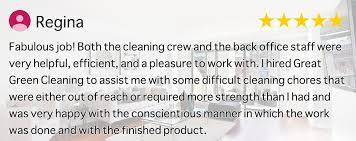 great green cleaning testimonials