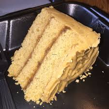 vegan caramel cake at southern sweets bakery in decatur