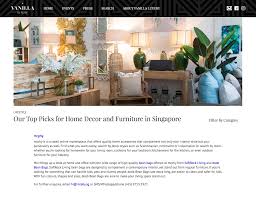 Browse a curated collection of modern home decor in our website. Vanilla Luxury Top Picks For Home Decor And Furniture In Singapore Mrphy